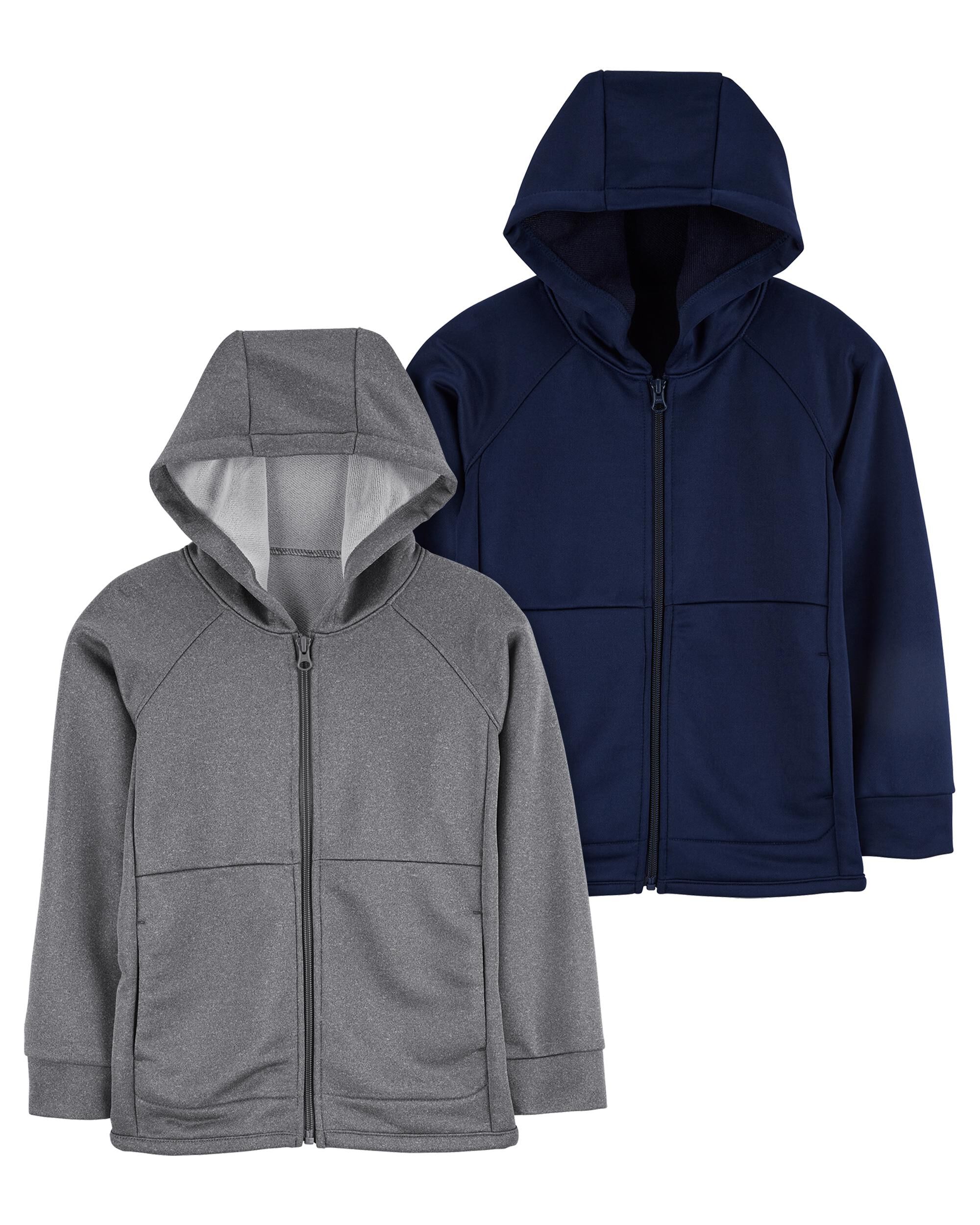 Multi Kid 2 Pack Zip Up Hoodies Carter s Oshkosh Canada