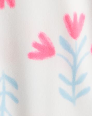 Tout-petit fille - Pyjama 1 pi&egrave;ce en coton ajust&eacute; fleuri DreamPlush, 