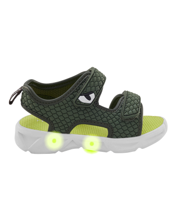 Toddler Rugged Light Up Sandals, 