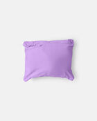 Baby Girl Midweight Packable Puffer - Purple, image 3 of 4 slides