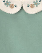 Baby Girl 3-Piece Floral French Terry Layering Set - Green, image 3 of 6 slides