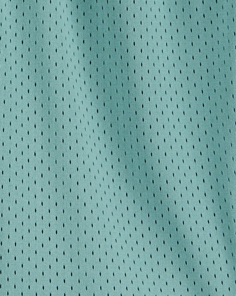 Kid Fan-Favourite Mesh Short - Teal, image 3 of 5 slides