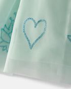 Tout-petit fille - Jupe-short en tulle scintillant Disney&copy; Tiana - Vert, image 5 sur 5 diapositives