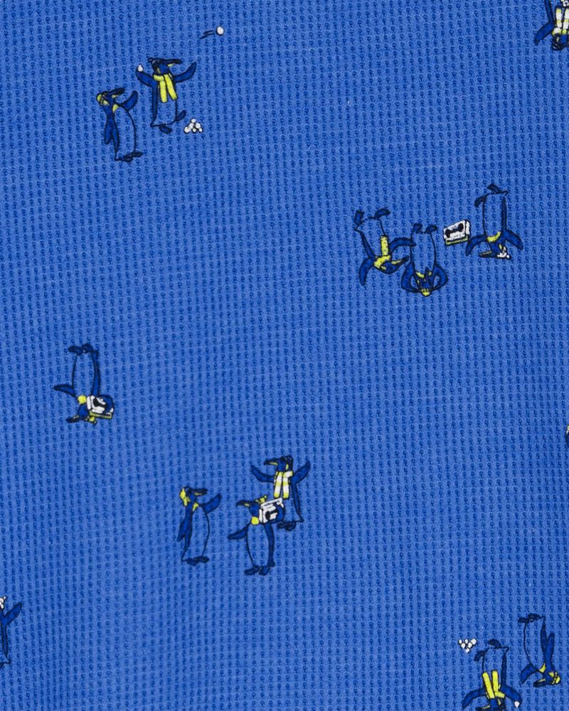 Toddler Penguin Thermal Graphic Tee, image 2 of 3 slides