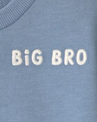 Tout-petit gar&ccedil;on - Chandail en coton biologique &laquo;Big Bro&raquo;, image 4 sur 4 diapositives