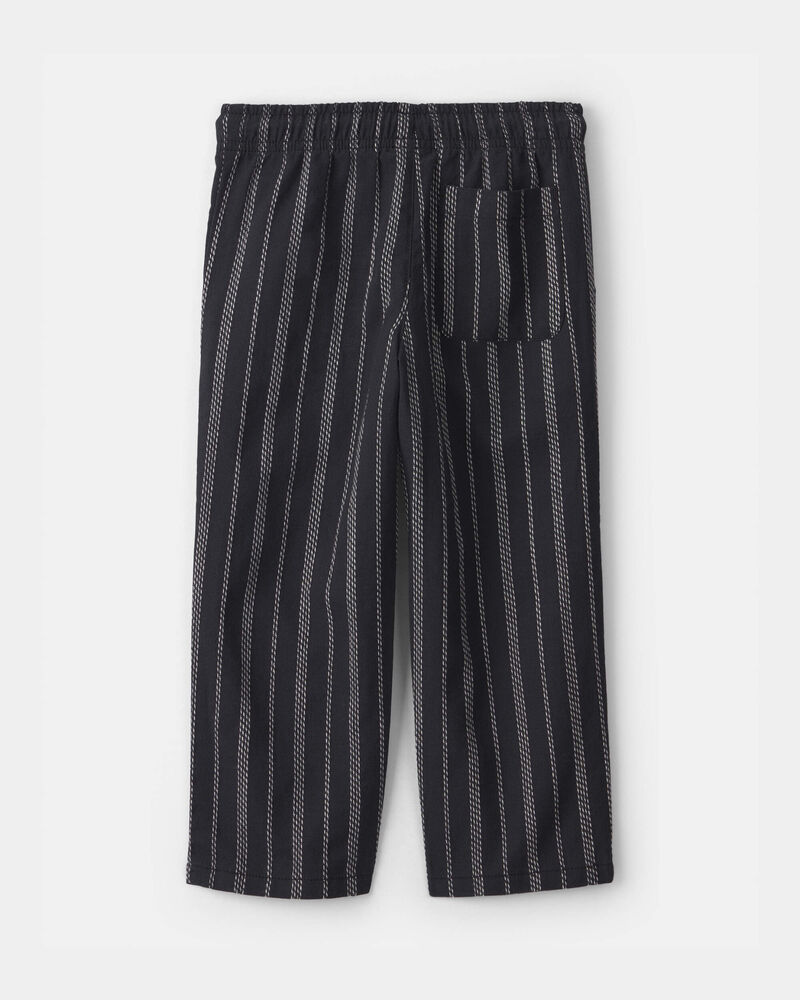 Toddler Stripe Pants - Black, image 4 of 6 slides