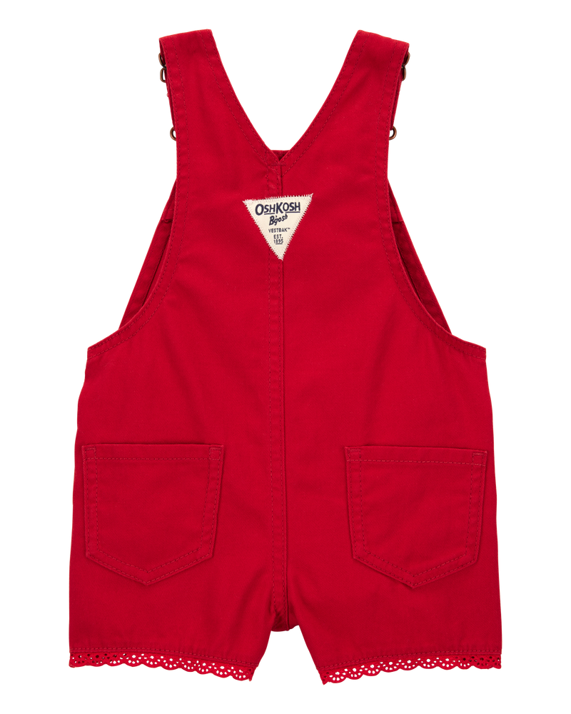 Baby Twill Eyelet Shortalls
, image 2 of 4 slides
