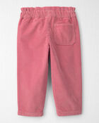 Toute-petit fille - Pantalon &agrave; enfiler en velours c&ocirc;tel&eacute; de coton biologique, image 2 sur 4 diapositives