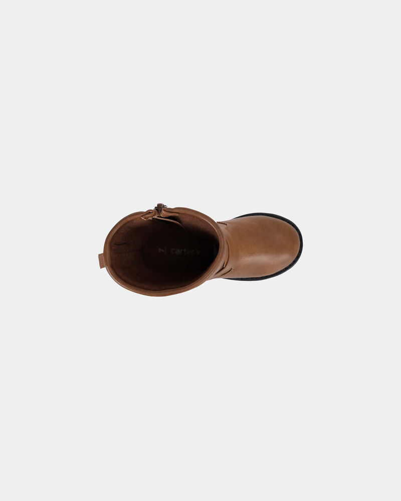 Girls Heart Riding Boots - Brown, image 4 of 6 slides