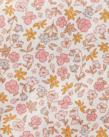 Baby 4-Pack Floral Receiving Blankets, 