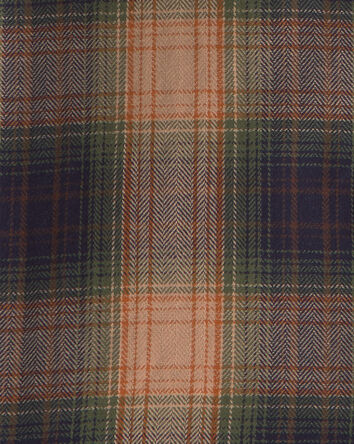 Gar&ccedil;ons - Chemise boutonn&eacute;e manches longues &agrave; carreaux &ndash; Brun, 