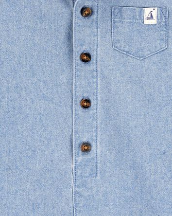 Barboteuse en chambray, 