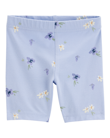 Toddler Floral Bike Short, 