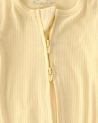 Baby 2-Way Zip PurelySoft Sleeper - Yellow, image 2 of 8 slides