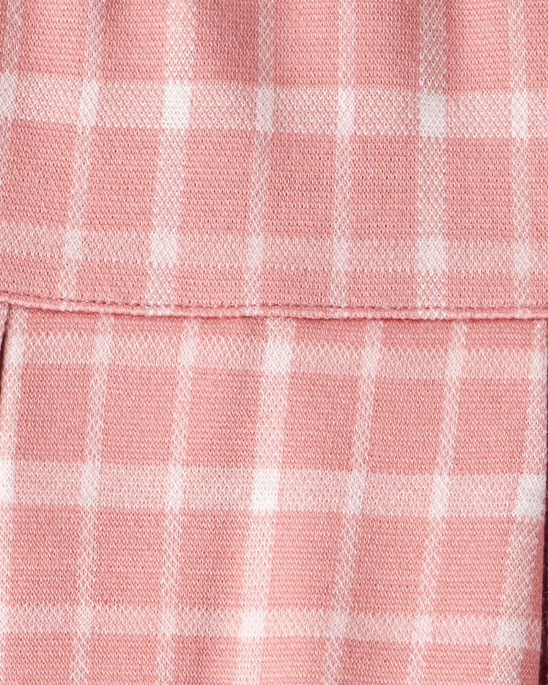 Kid Plaid Pull-On Skort, image 3 of 5 slides