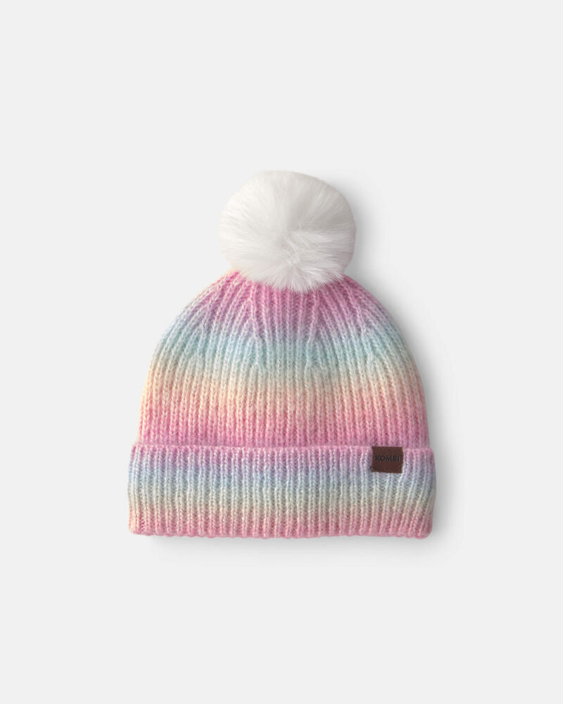 Toddler Girl Kombi Lurex Pom Hat - Pink, image 1 of 3 slides