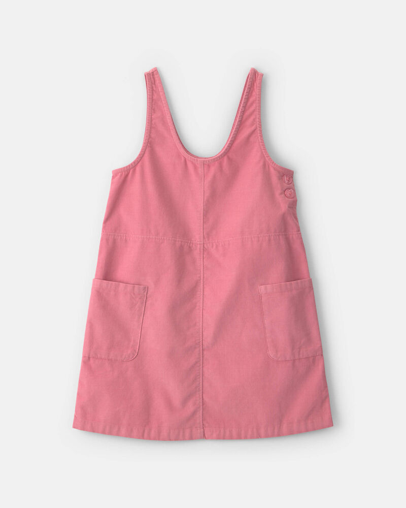 Girls 2-Piece Corduroy Long-Sleeve Jacket & Dress Set - Pink, image 2 of 5 slides