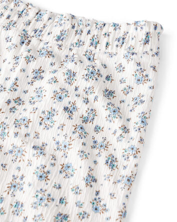 Baby Girl 2-Piece Organic Cotton Set in BlueMist Bloom, 