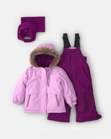 Baby Girl  2 Piece Snowsuit- Lavender, 