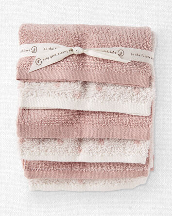Bébé Emballage de 6 débarbouillettes en coton biologique, 
