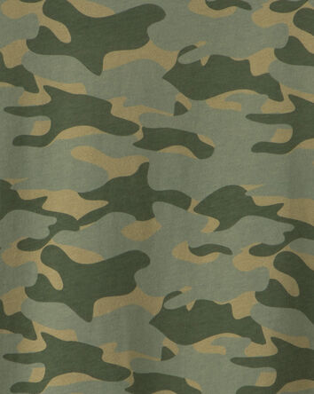 Boys Camo Long-Sleeve T-Shirt - Green, 