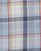 Toddler Plaid Button-Front Shirt, image 3 of 4 slides