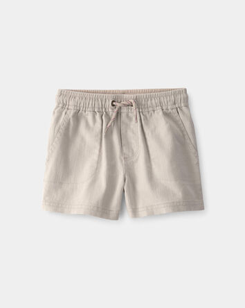 Toddler Boy Twill Shorts - Light Khaki, 