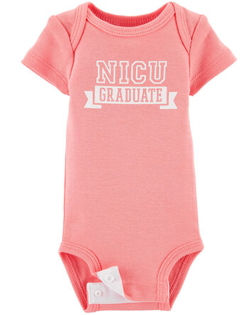 Baby Girl Preemie NICU Grad Bodysuit, 