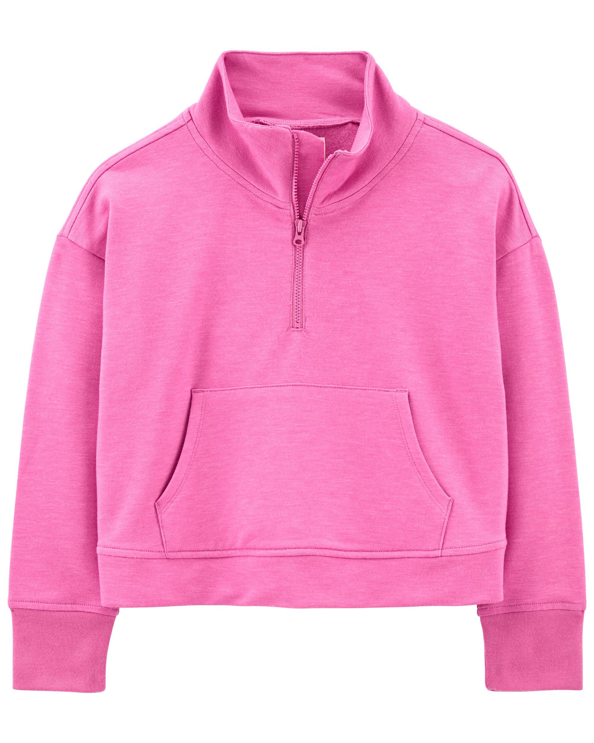 Pink quarter zip sale