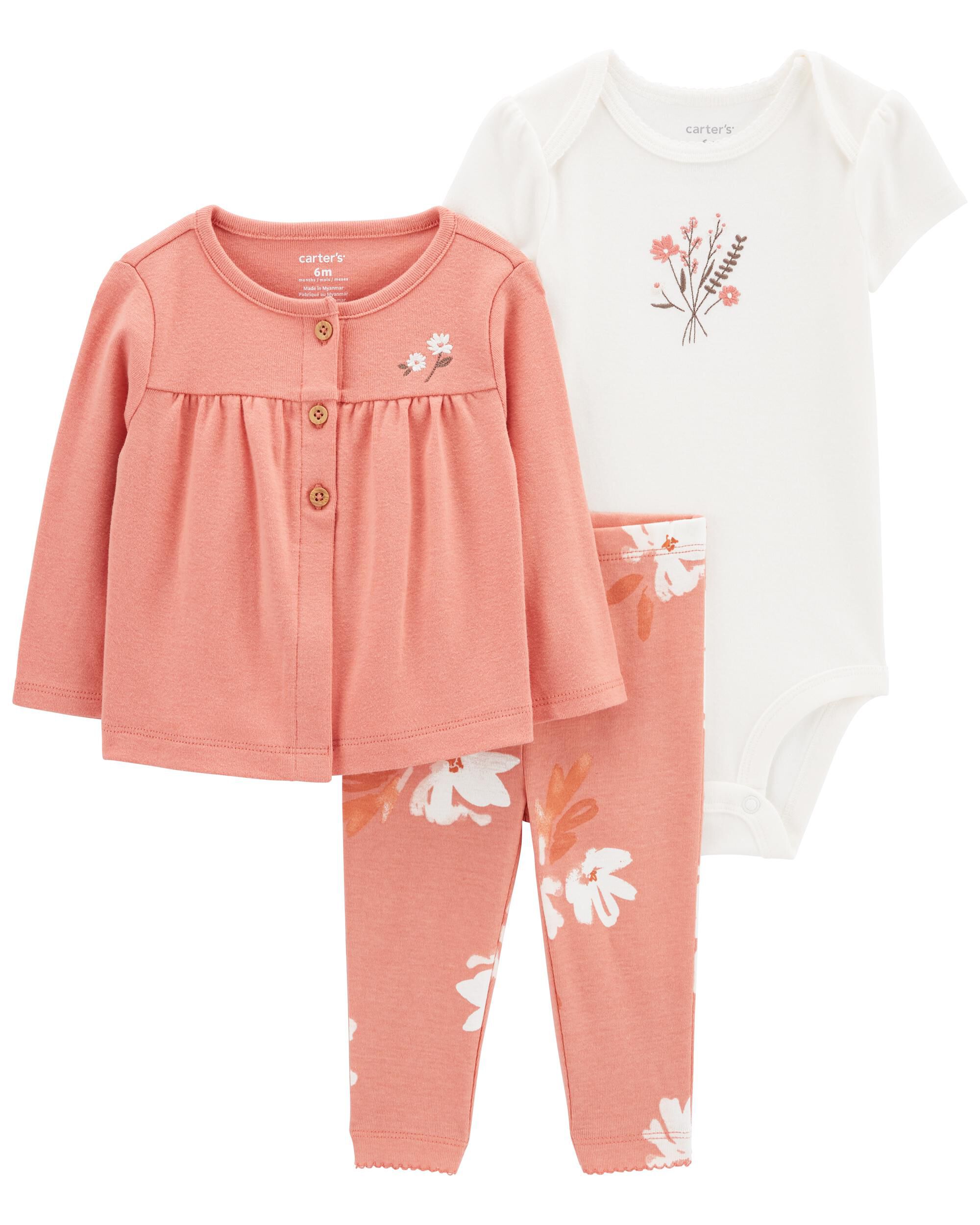 Carters white cardigan top