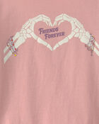 Filles - T-shirt manches longues &laquo;Friends Forever&raquo; d&rsquo;Halloween &ndash; Rose, image 2 sur 2 diapositives