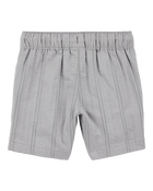 Toddler Seersucker Drawstring Shorts - Gray, image 4 of 6 slides