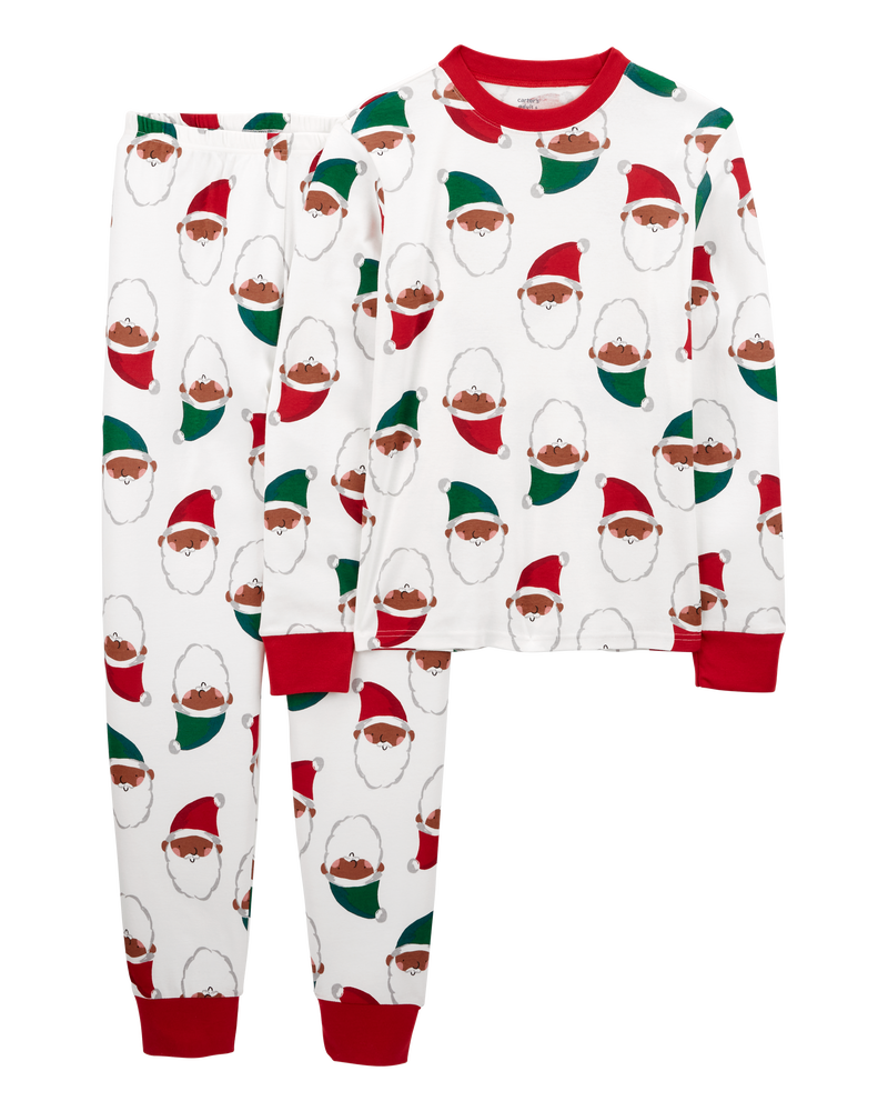 Adult 2 Piece Santa 100 Snug Fit Cotton Pyjamas