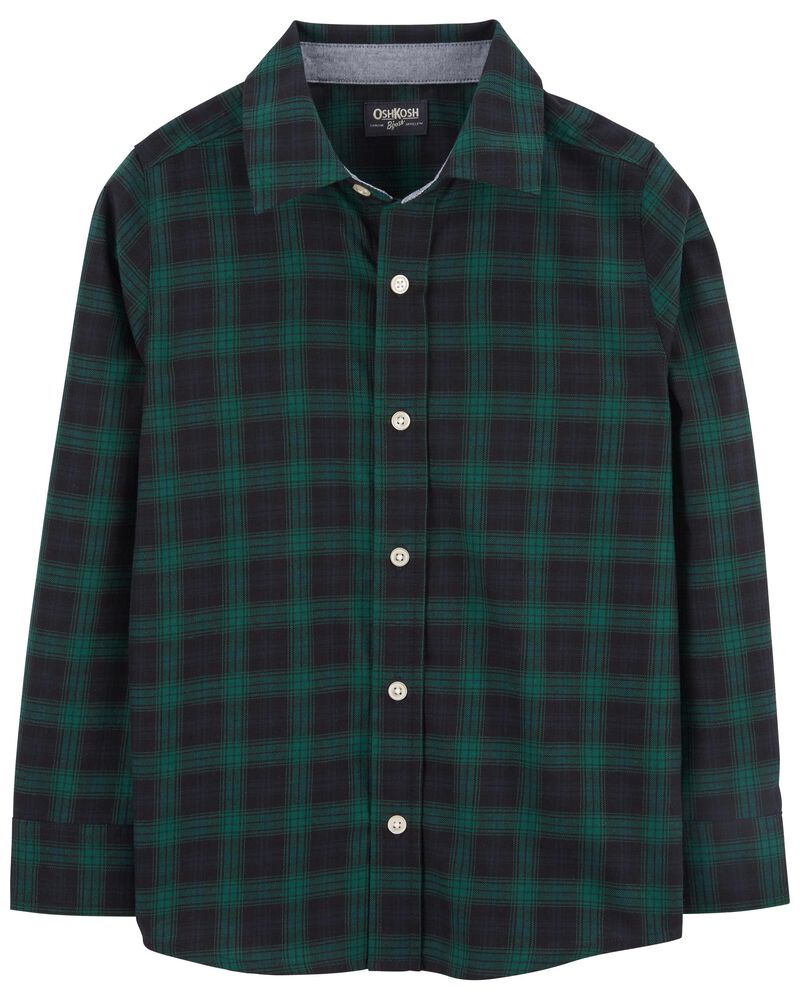 Family Matching: Plaid Soft Twill Button-Front Shirt, image 1 of 3 slides