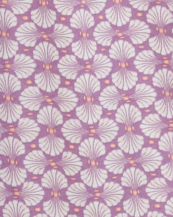 Kid Tropical Print Knit Jumpsuit - Purple, 