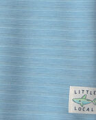 Toddler Boy 2-Piece Shark Top & Short Set - Blue, image 2 of 4 slides