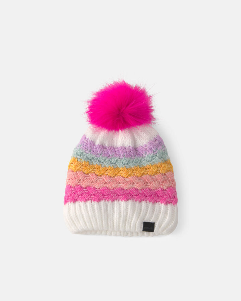 Toddler Girl Kombi Popsicle Pom Hat - Pink, image 1 of 3 slides