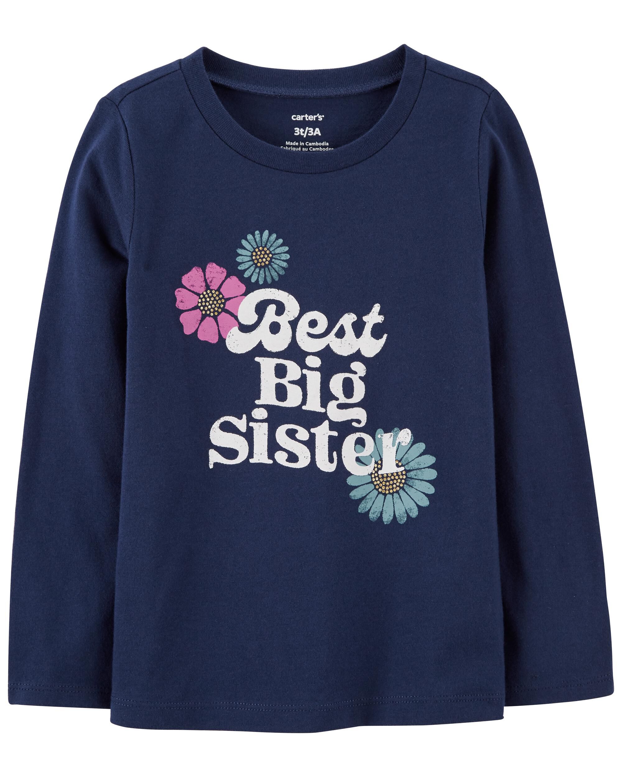 Blue Big Sister Jersey Tee Carter s Oshkosh Canada