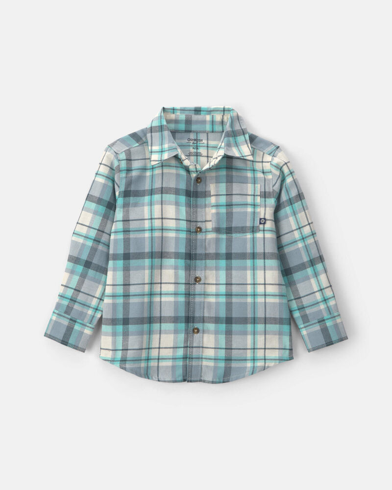 Tout-petit gar&ccedil;on &ndash; Chemise boutonn&eacute;e en flanelle &agrave; carreaux, image 1 sur 2 diapositives
