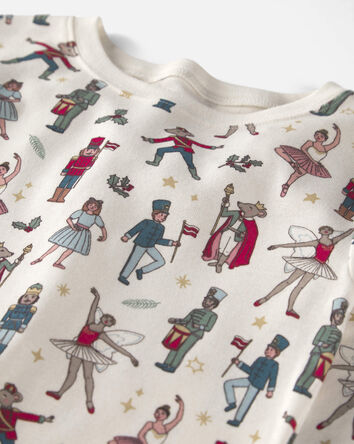 Jeune - Pyjama 2 pi&egrave;ces en coton biologique &agrave; motif Casse-noisette, 