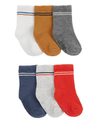 Baby 6-Pack Socks, image 1 of 2 slides