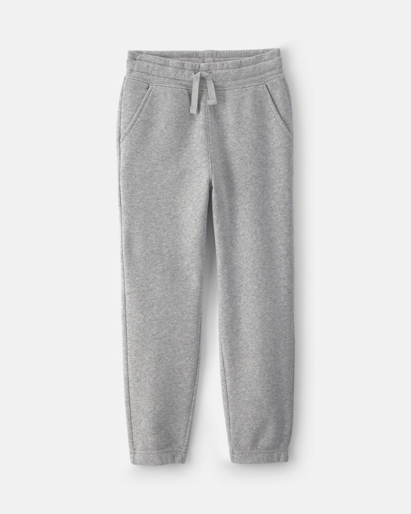 Boys Fleece Joggers - Grey, image 1 of 4 slides