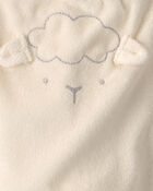 Baby 3-Piece Sheep Terry Short-Sleeve Layering Set - Ivory, image 5 of 6 slides