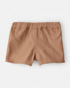 Tout-petit fille - Jupe-short 100% coton - Marron, image 5 sur 7 diapositives