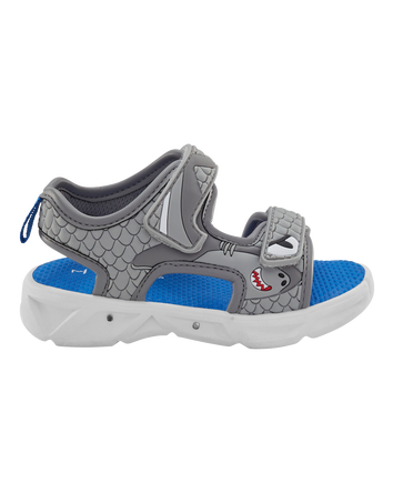 Toddler Shark Light Up Sandals, 