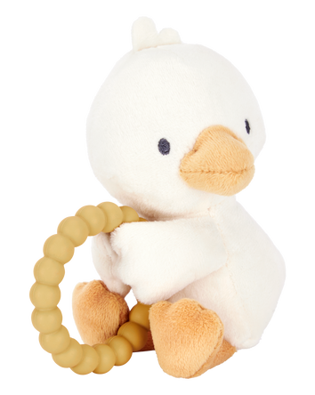 Baby Chick Plush With Teether, 