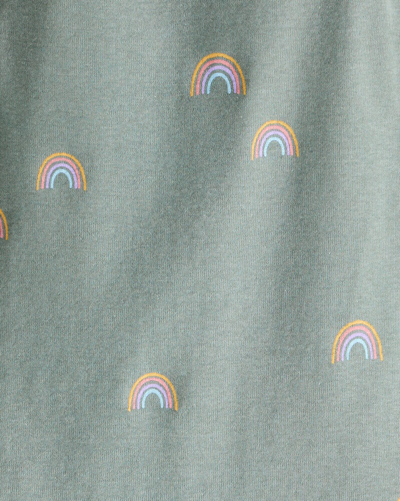 Tout-petit - Pyjama en coton biologique à motif d’arc-en-ciel magique, image 3 sur 5 diapositives