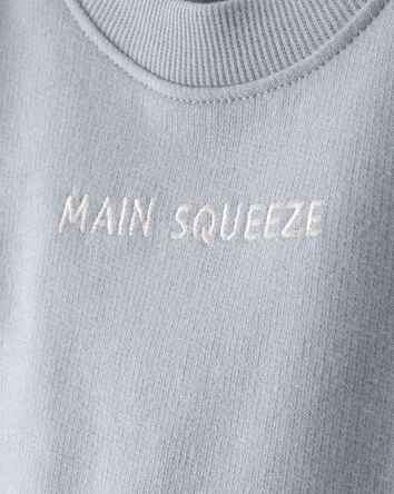B&eacute;b&eacute; gar&ccedil;on - Ensemble 3 pi&egrave;ces chandail &laquo;Main Squeeze&raquo;, cache-couche et short - Bleu, 