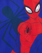Boys Marvel&trade; Spider-Man Long-Sleeve Rashguard Swim Top - Red/Blue, image 2 of 2 slides