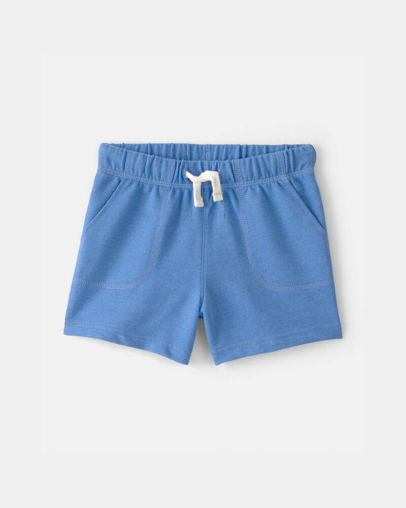 Toddler Boy French Terry Shorts - Blue, image 1 of 4 slides